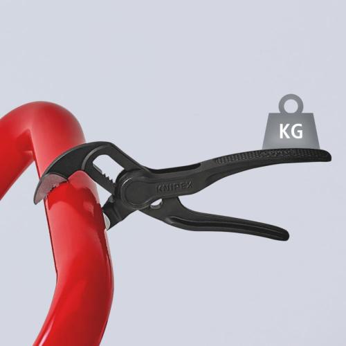 Knipex Cobra XS Pipe Wrench and Water Pump Pliers Grey Atramentized 100mm 87 00 100 BK